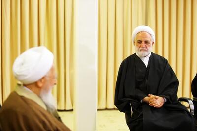  رییس قوه قضاییه با آیت الله جوادی آملی دیدار کرد