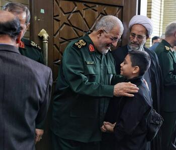  حضور فرمانده کل سپاه و فرمانده نیروی هوا فضا در مراسم چهاردهمین سالگرد شهادت پدر موشکی ایران + عکس