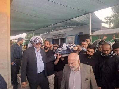  تصاویر؛ تشییع پیکر «احمد بالدی»؛ جوانی که خودسوزی کرد