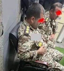  دستگیری دو متهم که از لباس ارتش در یک ایستگاه مترو با پرچم شیر و خورشید سوءاستفاده کرده بودند