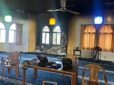  شهرک‌نشینان صهیونیست مسجدی را در سلفیت کرانه باختری به آتش کشیدند - ایران ویو 24