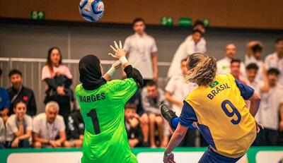  فوتسال قهرمانی دانش‌آموزان جهان؛ شکست میلیمتری دختران ایران برابر برزیل