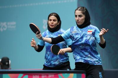  قهرمانی تیم پینگ‌پنگ زنان ایران در بازی‌های کشورهای اسلامی