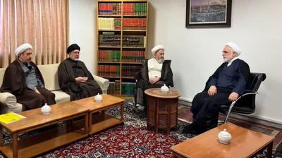  رئیس قوه قضاییه با آیت‌الله‌ سبحانی دیدار کرد