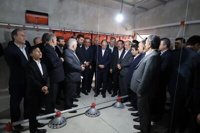  افتتاح چندین پروژه در شهرستان اهر با حضور وزیر جهاد کشاورزی