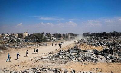  حملات هوایی رژیم صهیونیستی به غزه و ممانعت از انتقال تیم‌های امدادرسان