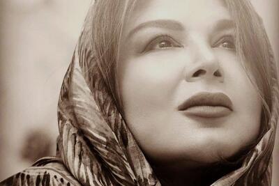  استایل آبی شهره سلطانی بازیگر سریال لحظه گرگ‌و‌میش
