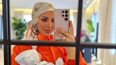  گهواره شیک و کیوت نوزاد مینا مختاری و بهرام رادان که دل‌ها رو می‌بره!