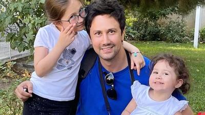  شیطنت‌های شیرین پناه و نبات در ماشین لاکچری پدرشان!