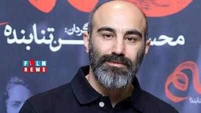  محسن تنابنده مدل نقاشی حرفه‌ای پسرش شد؛ استعداد هنری در خانواده تنابنده غوغا می‌کند + عکس