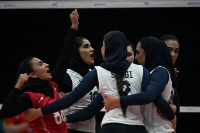  تیم ملی والیبال زنان ایران 3-0 تیم ملی والیبال زنان تاجیکستان؛ شاگردان لی به مدال برنز رسیدند - پارس فوتبال