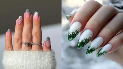  مدل ناخن فرنچ اکلیلی: جدیدترین ترندهای شیک و براق برای ناخن‌ های جذاب