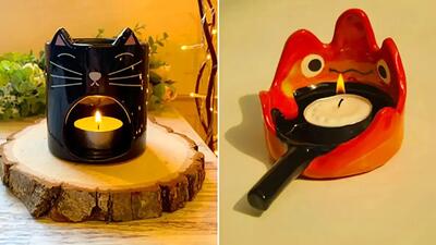  مدل‌ های بی‌ نظیر جاشمعی سرامیکی؛ از دکوراسیون کلاسیک تا طرح‌ های لعاب‌ دار