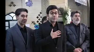  حضور  پرشور بازیگران و هنرمندان در مراسم ختم مادر سیده فرزاد حسنی؛ فریبا کوثری، المیرا شریفی مقدم  و همسرش، جوتنه دلشاد، مهدی یغمایی و...+فیلم
