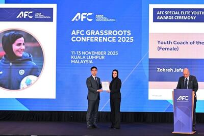  جعفری: خوشحالم که می‌توانم الهام‌بخش مربیان زن جوان ایران باشم