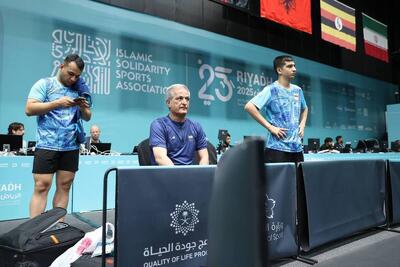  تیم ۲ نفره تنیس‌روی‌میز ایران به مدال برنز رسیدند