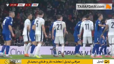  گل والی زیبای بوکایو ساکا به صربستان (انگلیس 1-0 صربستان)