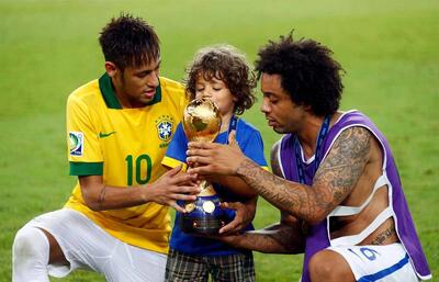  پسر مارسلو کاپیتان تیم ملی نوجوانان اسپانیا شد / عکس