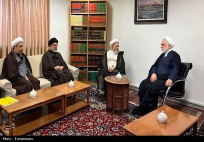  دیدار رئیس قوه قضائیه با آیت‌الله سبحانی - تسنیم