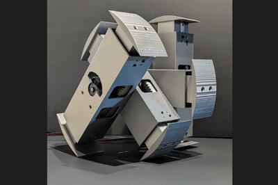  ربات الهام‌گرفته از فیلم اینتراستلار که هم راه می‌رود و هم می‌چرخد! + ویدیو