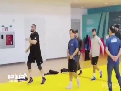  نخستین تمرین شاگردان رنگرز در ریاض روی تاتامی!