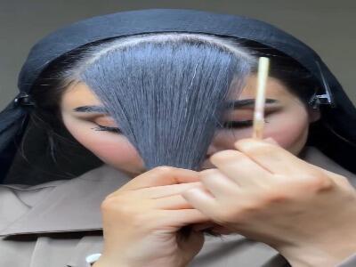  دو روش برای پف دار کردن موهای جلوی سر