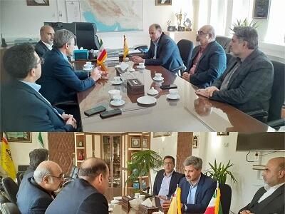  دیدار مدیر عامل شرکت توزیع برق استان با مدیر عامل شرکت گاز استان مرکزی
