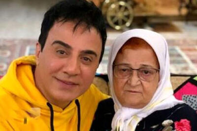  حضور عمو پورنگ و مادرش در حرم حضرت عبدالعظیم