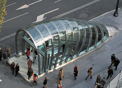  معماری خاص این ایستگاه مترو توجه‌‌ها را جلب می‌کند