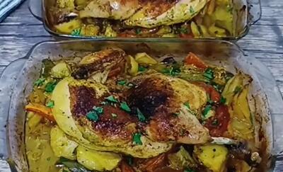  بعد از امتحان این روش پخت مرغ دیگه سراغ هیچ دستور دیگه ای نمیری غذای خوشمزه و آسان
