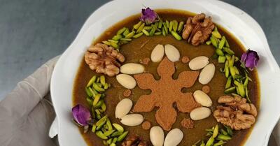  راز قدیمی حلوا کاچی با ادویه مخصوص نسخه ای مخصوص عطاری ها دسر مقوی مخصوص بانوان