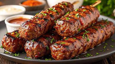  طرز تهیه کباب کوبیده نرم و آبدار بدون نیاز به زغال و منقل