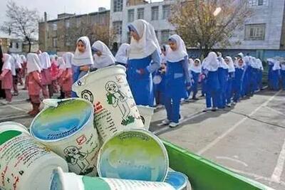  آغاز فرایند توزیع شیر در مدارس از فردا