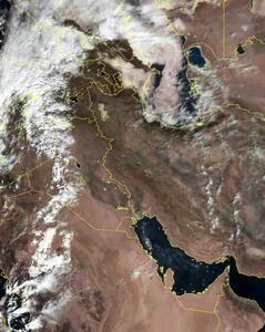  عکس/ جدیدترین تصاویر ماهواره از پوشش ابر در آسمان ایران | اقتصاد24