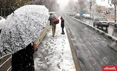  بارش برف و باران از فردا شنبه ۲۴ آبان ۱۴۰۴ / آسمان کدام استان‌ها برفی می‌شود؟ + نقشه هواشناسی