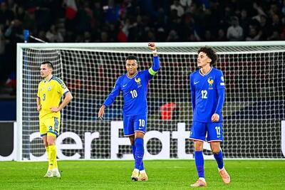  صعود فرانسه به جام جهانی با چهارصدمین گل امباپه