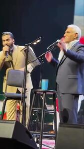  سورپرایز مهران مدیری با حضور علی زندوکیلی در کنسرت دبی