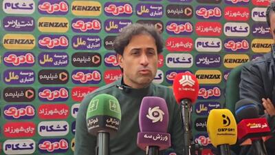  صحبتهای مهدی رجب زاده سرمربی پارس جنوبی جم بعد از دیدار مقابل سایپا