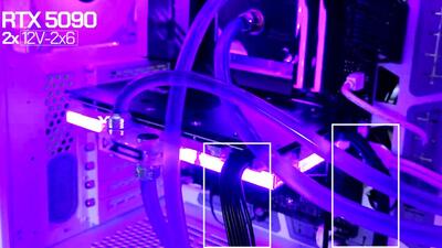  ماد RTX 5090 گیگابایت برای استفاده از توان بیش از 800 وات