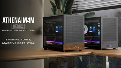 گیم دیاس از کیس کامپیوتر سری ATHENA M4M رونمایی کرد