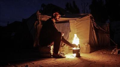  هشدار درباره فاجعه انسانی در غزه با ورود موج سرما و بارش‌ها + فیلم