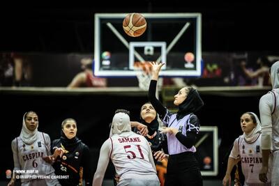  پایان هفته چهارم لیگ بسکتبال زنان با برد کاسپین و آکادمی سحر