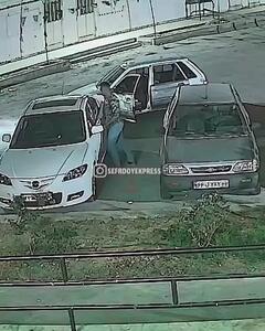  سرقت مزدا در محدوده درب غربی استادیوم آزادی به راحتی در عرض کمتر از یک دقیقه