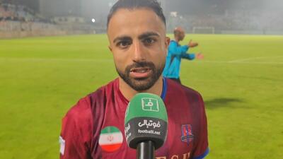  مصاحبه با بازیکنان نساجی بعد از برد مقابل مس سونگون