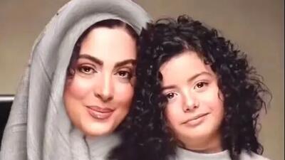  عکس‌های عاشقانه نیلوفر شهیدی با همسر و دختر زیبایش در آتلیه عکاسی