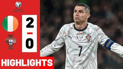  خلاصه بازی ایرلند ۲-0 پرتغال (مقدماتی جام جهانی 2026) - پارس فوتبال