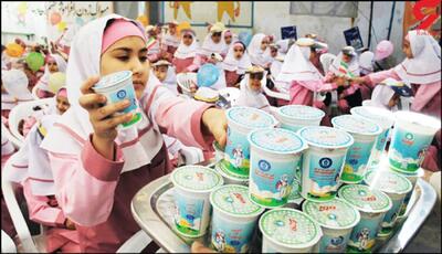  خبر خوش برای دانش آموزان: از فردا در مدارس شیر توزیع می شود