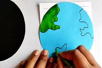  کاردستی لایه های زمین ؛ آموزش 10مدل کاردستی لایه‌های زمین (علوم ششم) با وسایل ساده