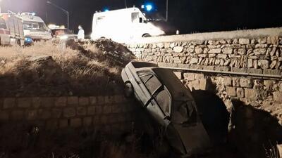  سقوط پراید به دره در جاده سلماس–ارومیه؛ ۶ نفر مصدوم شدند