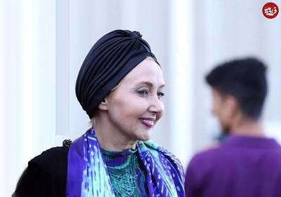  کتایون ریاحی و پسرش پوریا در رونمایی از فیلمنامۀ کوروش کبیر ۸ سال پیش